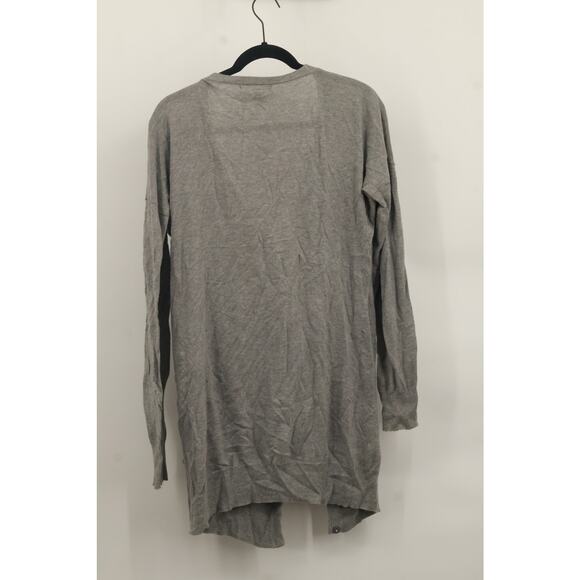 Gap Women's Snap Button Front Cardigan Sweater V-Neck Long Sleeve Size M Gray - Picture 2 of 6